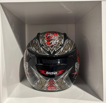 Motorrad-Integralhelm Carbon- Drikompo. XPEED XF 708 RED - Gr. L